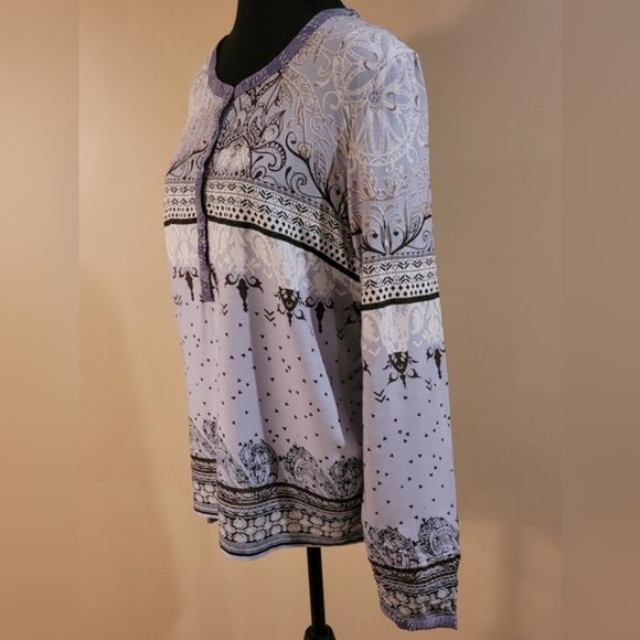 ROUGH STOCK PANHANDLE SLIM Snap-down Western Shirt Size XL - Picture 2 of 10